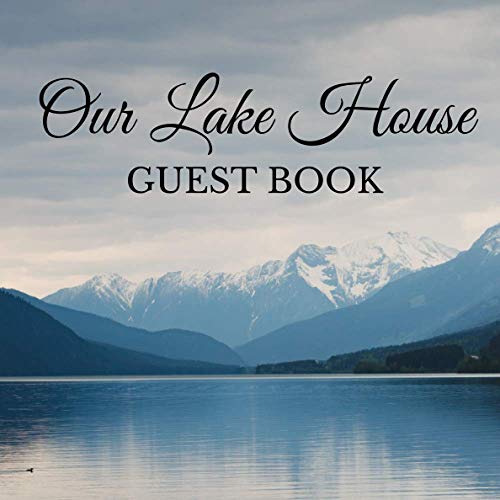 Lake House Guest Book Vacation Home Sign in Book for Rental Property