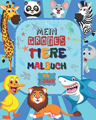 Malbuch Kinder Ab 2 Jahre – Süße Tierbabys Zum Ausmalen Für Mädchen & Jungen