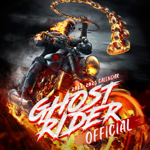 Ghost Ridder 2022 Calendar: OFFICIAL Ghost Ridder calendar 2022 Weekly ...