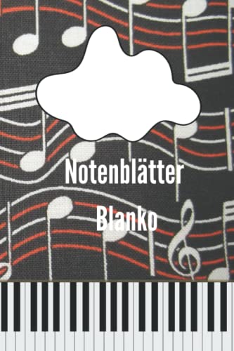 Notenheft blanko: notenheft,notenblatt leer,notenheft blanko, Notenbuch