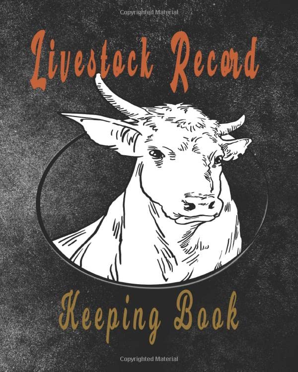 Livestock Record Keeping Book A Perfect Cattle Calving and Breeding