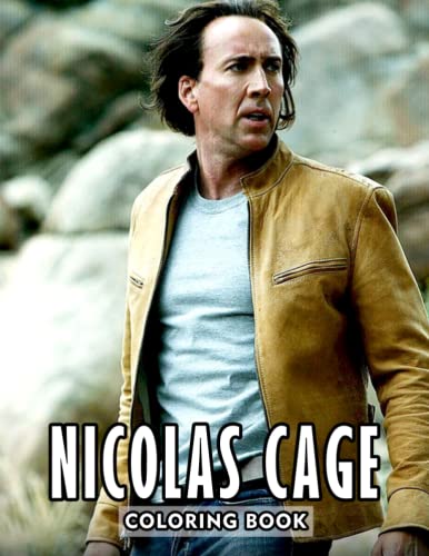 Nicolas Cage Coloring Book: A Fabulous Coloring Book For Fans of All ...
