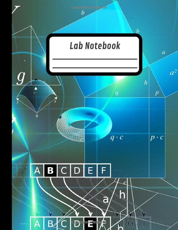 Lab Notebook 300 Page Graph Paper Composition Notebook for Science, Math & Engineering Student
