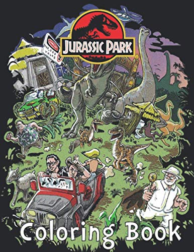 Jurassic Park Coloring Book: Lovely Gift for Kid, Toddler ,Children and