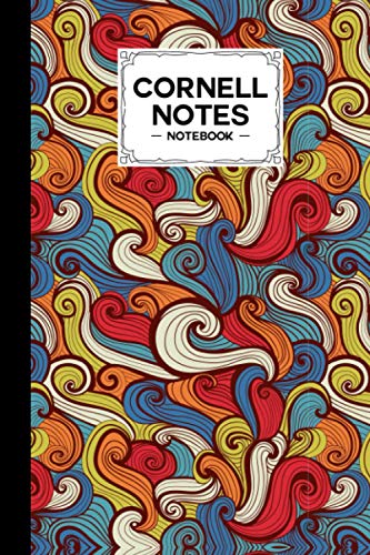 Cornell Notes Notebook: Cornell Notes Notebook Floral Cover, Cornell