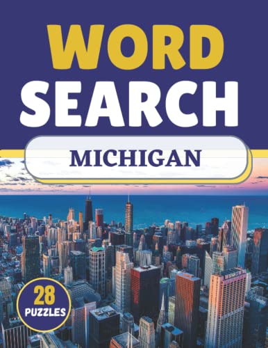 Michigan Word Search: Themed Activity Puzzle Book|Large Print ...