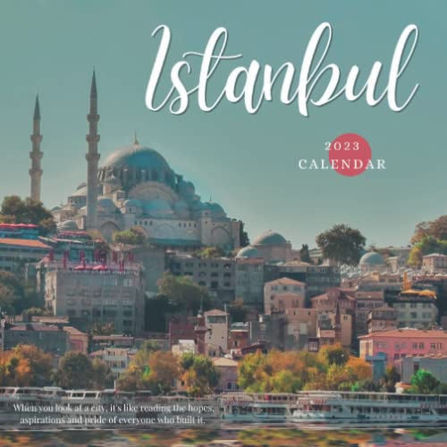 Istanbul Calendar Beautiful 2023 Calendar Gift for Family, Friends and