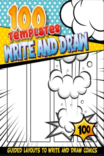 Make Your Own Comic: Comic Drawing Paper Book For Practicing How To ...