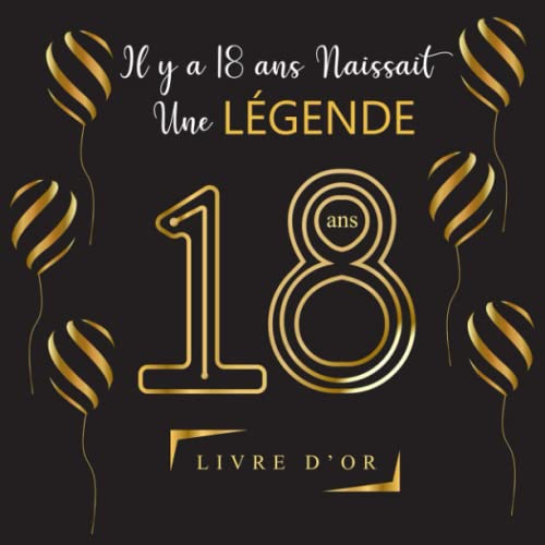 Carte Anniversaire Bois 18 Ans Avec LED - Livre D'or Lumineux - Décoration Fête