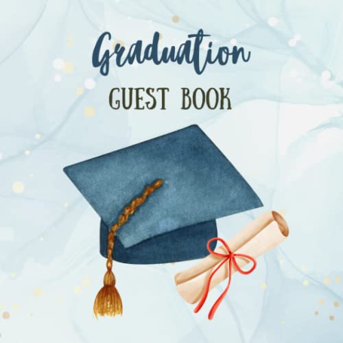 Graduation Guest Book Guest Book for Graduation Party with Prompts