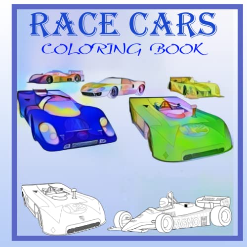 Race Car Coloring Book Fun racing cars coloring books for kids fun and