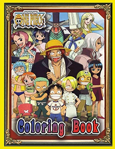 One Piece Coloring Book: Anime Coloring Books "ONE PIECE" for Luffy and ...