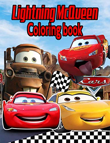 Lightning Mcqueen coloring book: Lightning Mcqueen Coloring Books For Kids And Adults with 65 ...