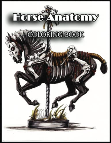 Horse Anatomy Coloring Book: Bring Out Your Inner Artist with this