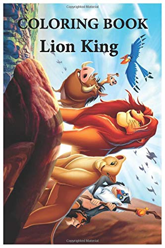 COLORING BOOK LION KING: coloring lion king Simba, Timon, Pumbaa and ...
