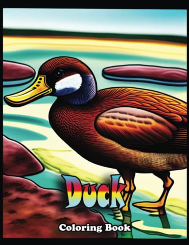 Duck Coloring Book: Relax and Unwind with this Stress-Relieving Duck