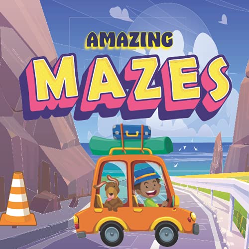 AMAZING MAZES: Brain game workbook for children: Fun and challenging ...