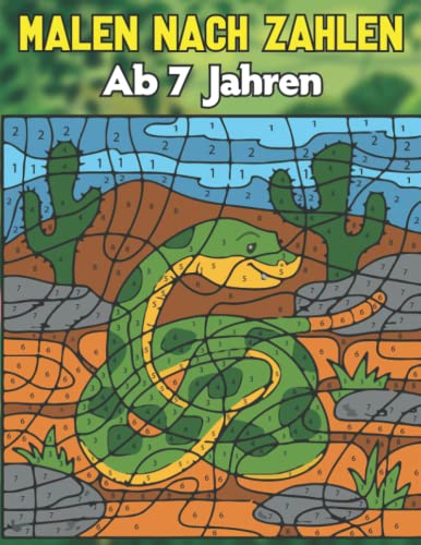 Malen nach Zahlen ab 7 Jahren: Superheld Malen nach Zahlen für Kinder