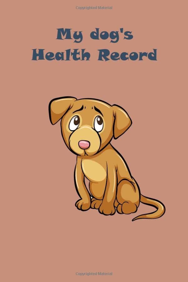 Dog health record book passport all information about vaccinations and