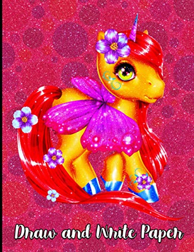 Draw and write paper unicorn fifth grade graduate primary write and draw notebook son daughter 