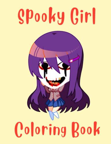 Spooky Girl Coloring Book: High Quality Coloring Pages, beautiful