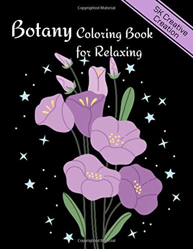 Botany Coloring Book for Relaxing: An Adult Coloring Book With