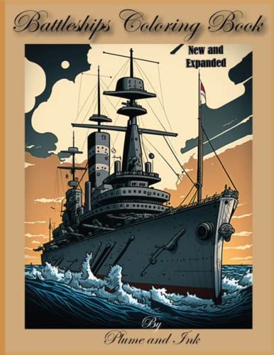 Battleship Coloring Book: Military Coloring Book for Adults and Teens