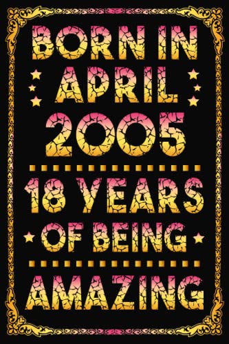 Born In April 2005, 18 Years Of Being Amazing: Happy 18th Birthday