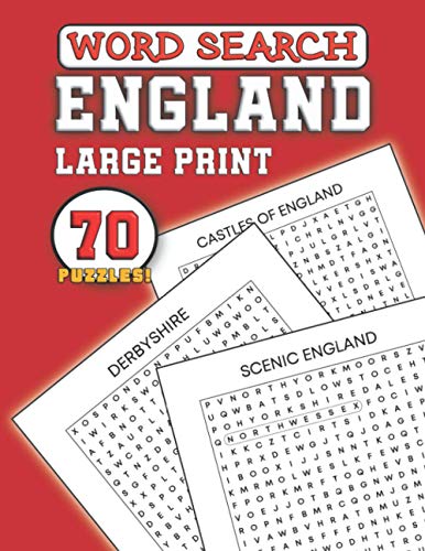 Word Search England: Everything English in this Large Print (16pt Word Search England: Everything English in this Large Print (16pt
