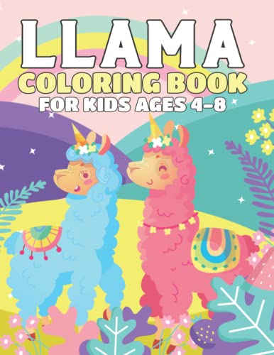Llama Coloring Book For Kids: Fun and Educational Llamas Coloring Book