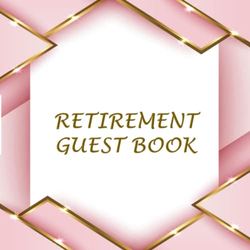 Retirement Guest Book Guestbook For Retirement, Keepsake Memory Book