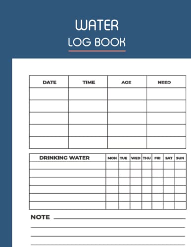 Water Log Book: Notebook for water tests, water changes, treatments ...
