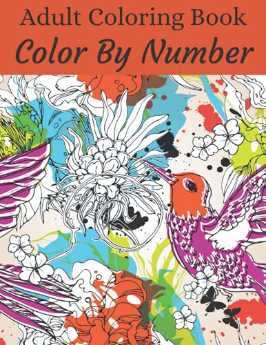 Adult Coloring Book Color By Number: Large Print Color By Number Adult ...