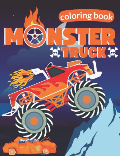 Monster truck coloring book: Big book of monster truck coloring book ...
