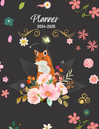 Foxes Gift: 2024-2025 Monthly Planner: Personalized 2 Years New Planner ...