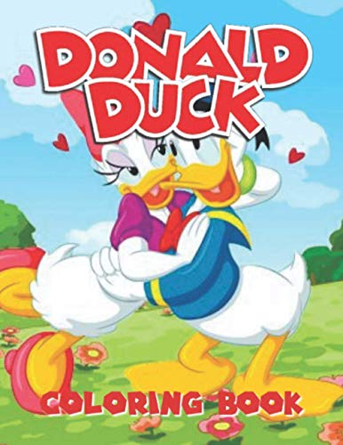 Donald Duck Coloring Book: JUMBO Coloring Book For Kids | Ages 2-13 ...