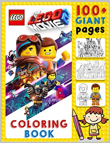 The Lego Movie 2 Coloring Book- 100+ Giant Pages: 50+ Unique Picture