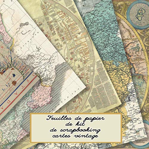 Feuilles de papier de kit de scrapbooking cartes vintage Édition