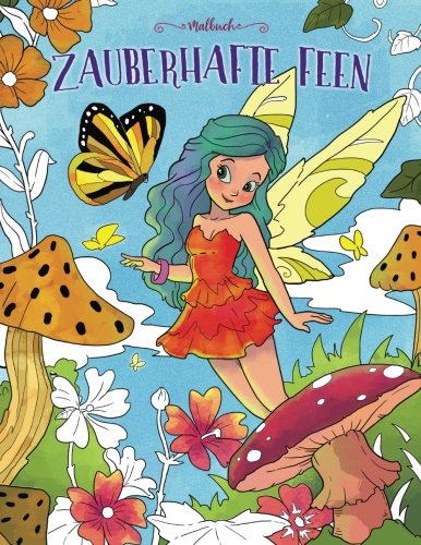 Feen-Ausmalbuch Für Kinder – 50 Motive, Malbuch Für Mädchen, Kreativer Ausmal-Spaß