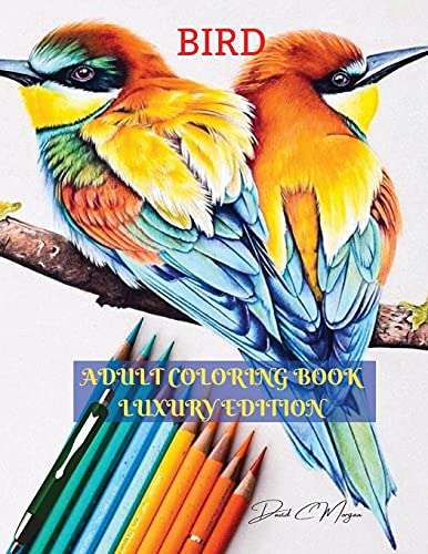 Bird Adult Coloring Book Luxury Edition: The Audubon Birds Coloring
