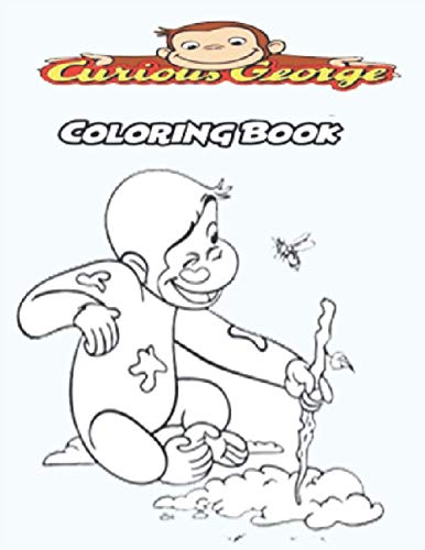 Curious George Coloring Book: Coloring Book for Kids and Adults ...