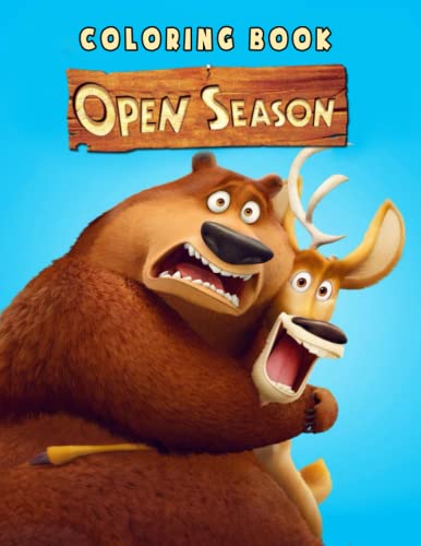 Open Season Coloring Book: Jumbo Colouring Pages For Kids and Adults by ...