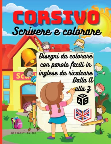 Quaderno Imparare A Scrivere In Corsivo - ABC Prescolare Con Lettere Da Ricalcare - Foto 3