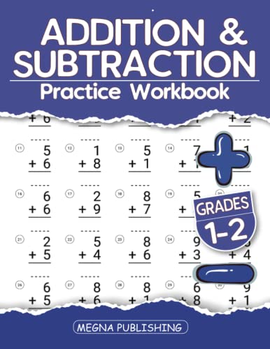 Addition and Subtraction Practice Workbook Grades 1-2: Daily Activities ...