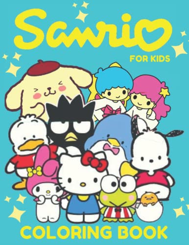Sanrio Coloring Book For Kids: Who Loves Coloring Book Great Gifts For ...