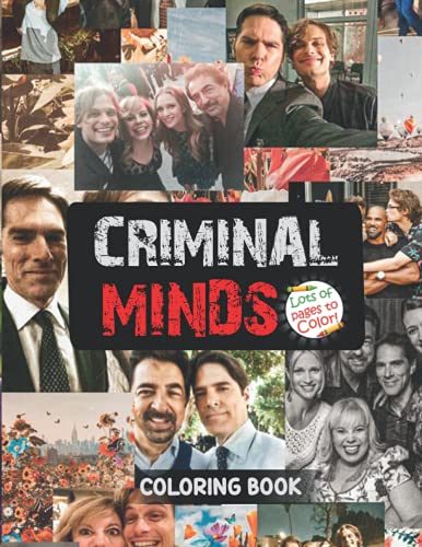 Criminal Minds Coloring Book: Criminal Minds Coloring Pages With 50