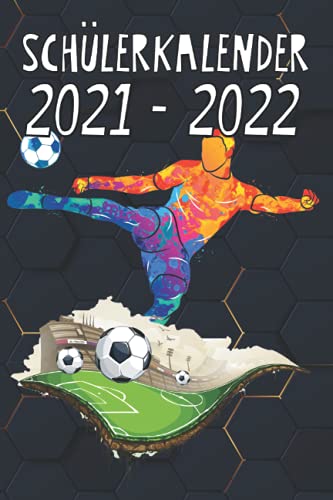 SCHÜLERKALENDER Fußball: taglich und wochen schulplaner - 2 Tage pro