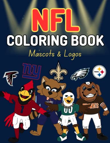 NFL Logos & Mascots Coloring Book: Football teams Logos and Mascots for ...