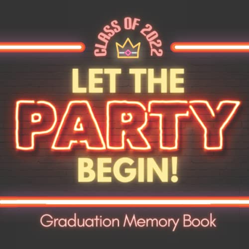 GRADUATION MEMORY BOOK Cool Party Fun Graduation Book For Class Of