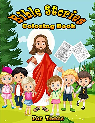 Bible Stories Coloring Book For Teens: Favorite Stories Bible coloring ...